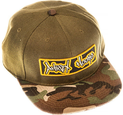 Ahrex Flat Brim Patch Cap - Camo