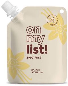 Beauty List Travel Size Body Milk Vanilla 50 ml