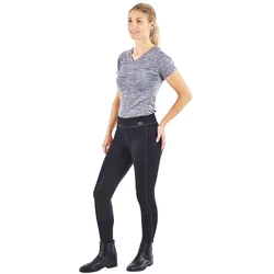 Busse Damen Reit-Tights PASSION F/S 21 schwarz, Damengröße: Größe 34