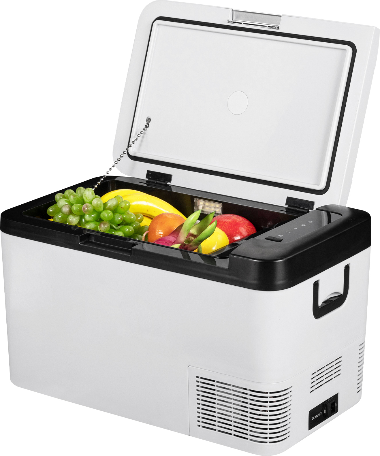 VEVOR Elektrische Auto Kühlbox 12V 25L Kompressor Gefrierbox 60W Minikühlschrank