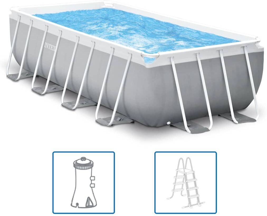 INTEX Ensemble de piscine Prism Frame Rectangulaire 400x200x100 cm