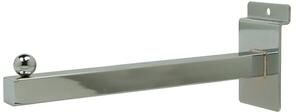 "Econoco - SW/12 - 12"" Square Chrome Tubing Faceout for Slatwall Sold in Pack of 24"