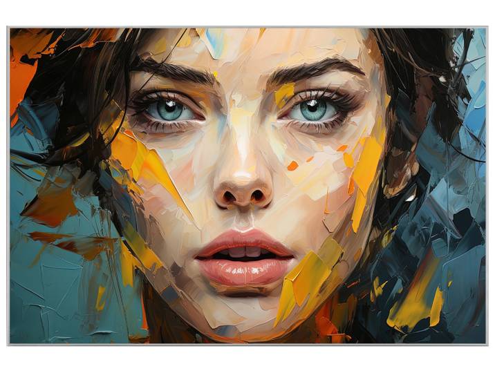 Bild mit Rahmen Beauty With Splashes of Colour image LAND