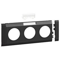 Hager GB080319011 Blende 3fach Steckdose 1 St. Anthrazit