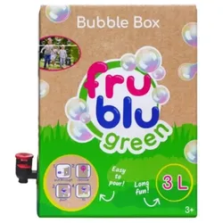 FruBlu Green: Flüssigkeitsnachfüllung für Seifenblasen - 3 L