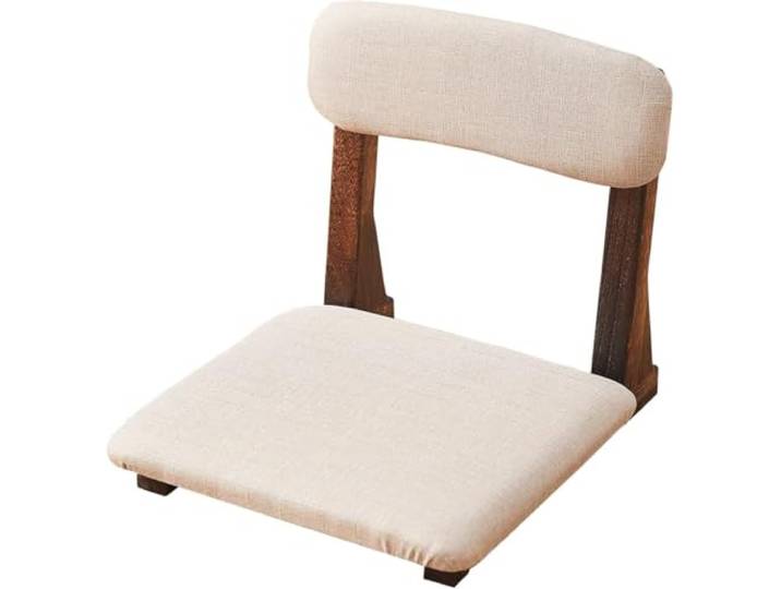GZQWDC Meditationsstuhl mit Rückenstütze, japanischer Bodenstuhl, Rückenheber für den Boden, Bodensitze, Tatami-Bodensitze