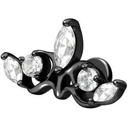 Titan Labret mit Innengewinde GOTISCHE KRONE