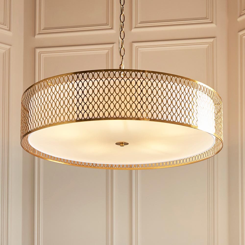 Centrico Gold 5 Light Pendant Ceiling Light
