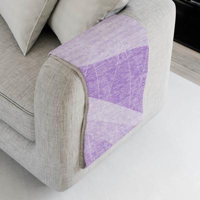 Addison Rugs Premium Machine Washable Modern Prism Sherpa Throw Blanket