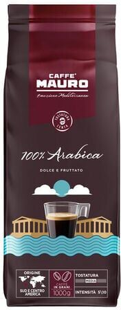 caffeMauro Caffè Mauro 100% Arabica Kaffeebohnen 1 Kg - MaxiCoffee