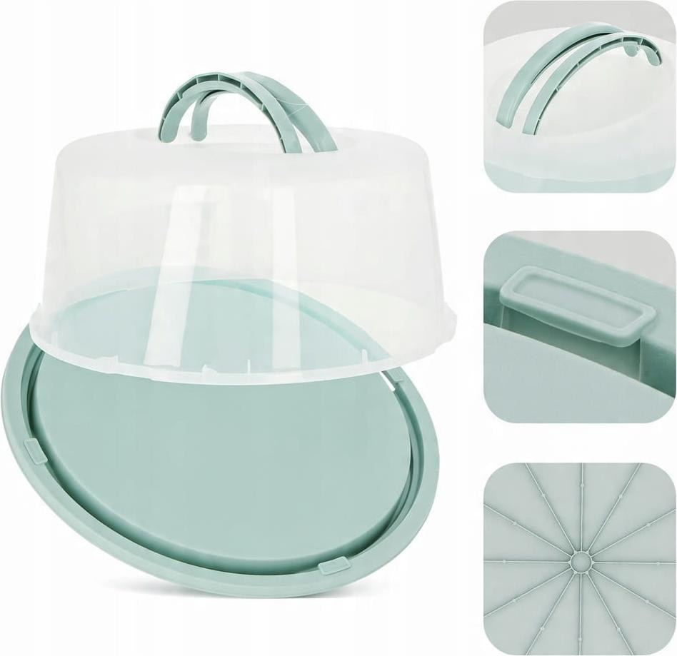 Galicja Ronde taartdoos, 35 cm, mintgroen