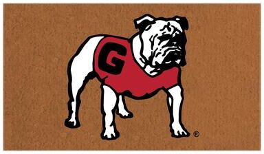 Evergreen University of Georgia Full Color Indoor/Outdoor Coir Mat