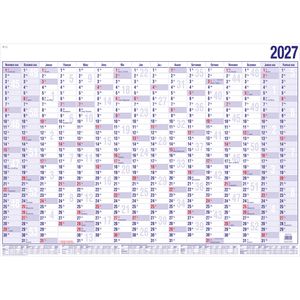 Güss-Verlag Plakatkalender 16000, Jahr 2027, Jahresplaner, 16 Monate, 120 x 84cm (A0)