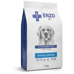 ENZO VET HYPOALLERGENIC Diätetisches Alleinfuttermittel in Form von Trockenfutter für Hunde mit Nahrungsmittelunverträglichkeiten und Allergien 3kg