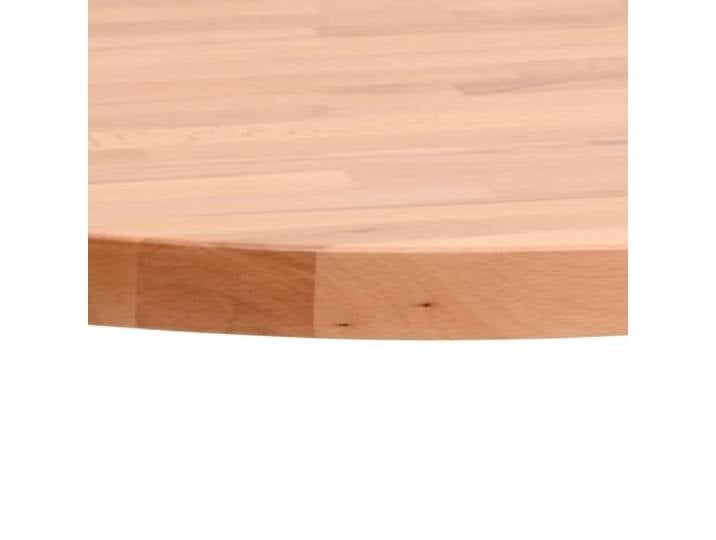 KTHLBRH Runde Tischplatte aus Massivholz Buche 70 x 4 cm Leicht zu reinigende Lackoberfläche für Couchtisch - einzigartige Maserung
