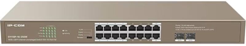 Ip-Com Switch 18 Puertos 16 Gigabit Ethernet 2 Sfp Talla Única Unisex
