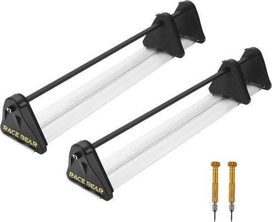 Rahmenloser Bausatz für Monitore von 21 bis 35 Zoll - 500 mm - Transparente Platte für Gaming-Monitore - Geeignet für gebogene Bildschirme