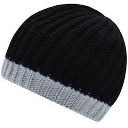 Sport Strickmütze "MB7103" - schwarz/silber