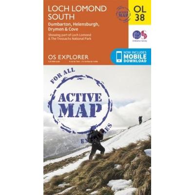 Loch Lomond South, Dumbarton & Helensburgh, Drymen & Cove, Karte von Ordnance Survey, Ordnance Survey, 978-0-319-46956-9