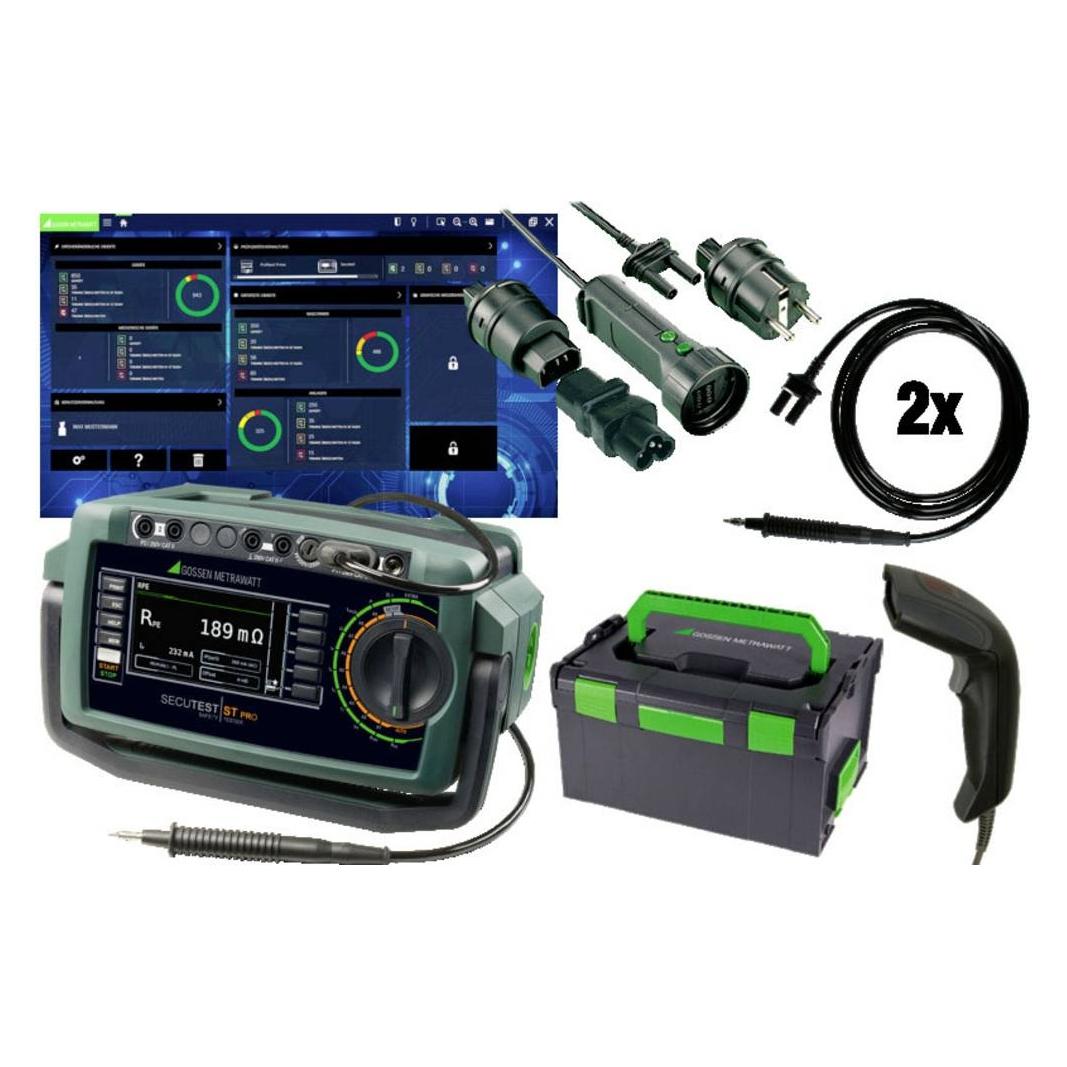 Gossen Gerätetester-Set (CAT II 250V, Tisch-Multimeter) (M708B)