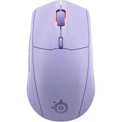 Steelseries Rival 3 Wireless Gen 2 Gaming Maus kabellose Maus mit 2,4GHz und Bluetooth und 18K DPI, lavendel
