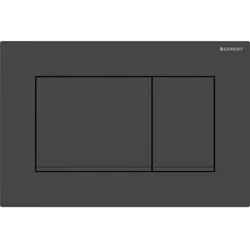 Geberit Sigma30 Betätigungsplatte für 2-Mengenspülung schwarz matt lackiert, Etc...