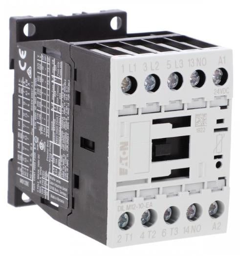 Eaton Magneetschakelaar 12A, 3-polig, 24V DC, type DILM12-10-EA(24VDC)