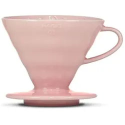 Hario Keramik Drip V60-02 Pink, Kaffeebereiter, Rosa, Pink