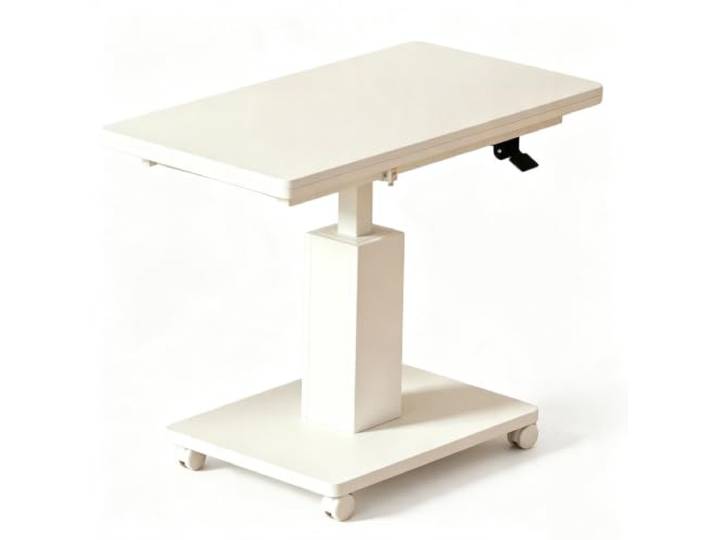 Zynqra Faltbarer Couchtisch,Wohnzimmertisch,moderner Mitteltisch,Bodentisch Höhenverstellbar,Bewegbare,Desktop klappbar,einfach zu montieren,Multifunktionales Design(B)
