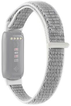 Everyday Crate Fitbit Luxe Nylon Loop Strap Adjustable Replacement Watch Band Breathable Sport Wristband grey