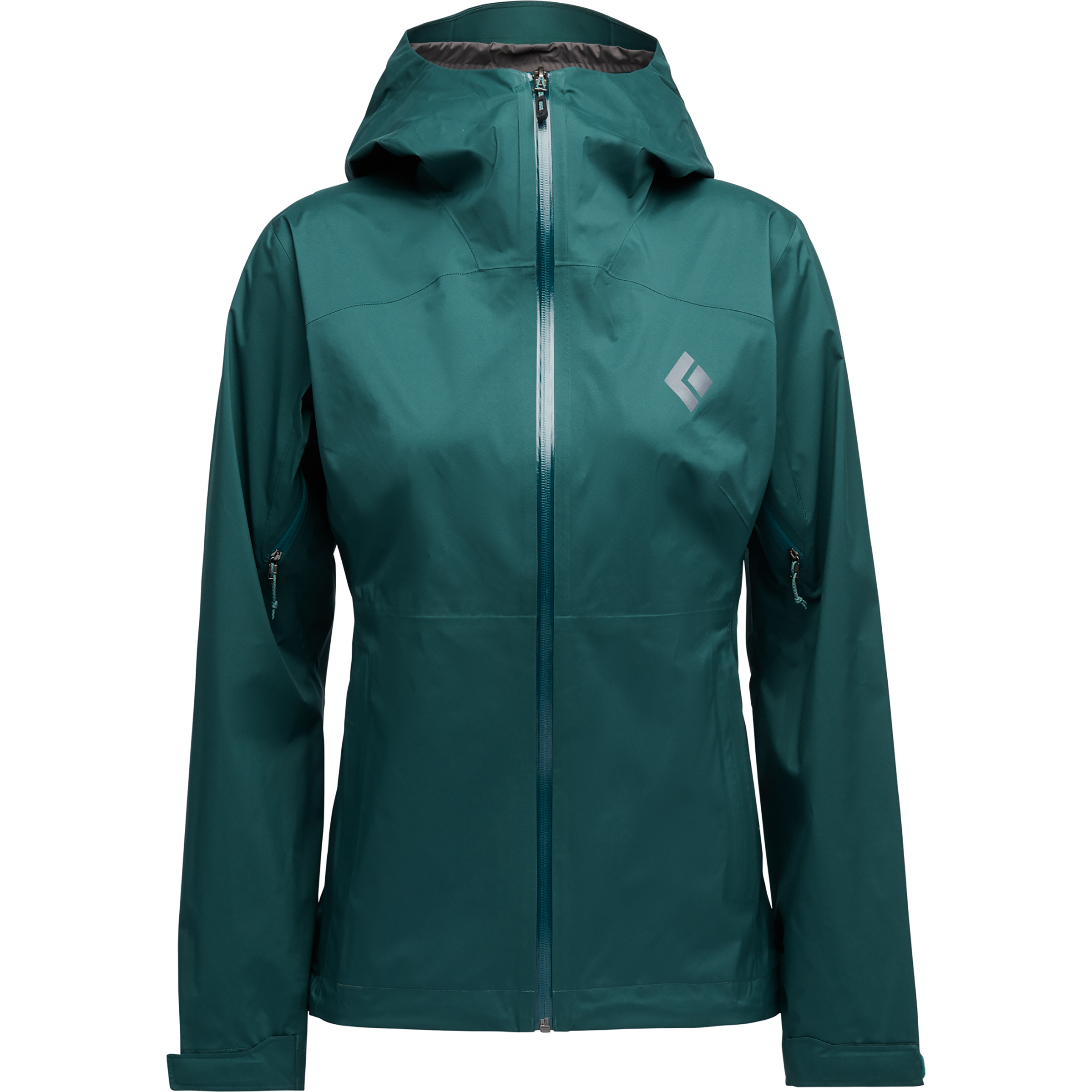 Black Diamond Fineline Stretch Shell Damen Regenjacke gruen Größe M Camping Klein verpackbar Wasserabweisend