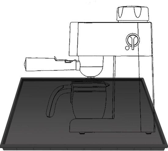 Anti-slip siliconen mat voor volautomatische koffiemachines