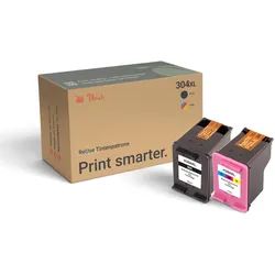 Peach Spar Pack Druckköpfe kompatibel zu HP No. 304XL, N9K08AE, N9K07AE