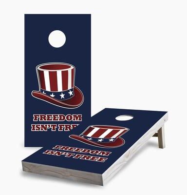 Skip's Garage Freedom Regulation 2x4 Cornhole Game Set