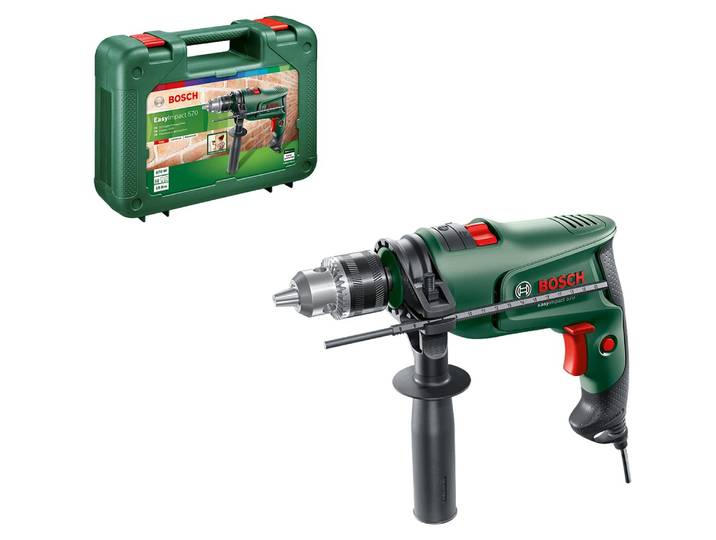 Perceuse à percussion EasyImpact 570 de Bosch (570 watts\, coffret)