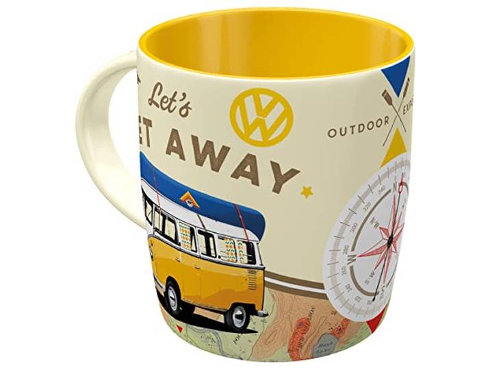 Nostalgic-Art Retro koffiemok, 330 ml, VW Bulli - Let's Get Away