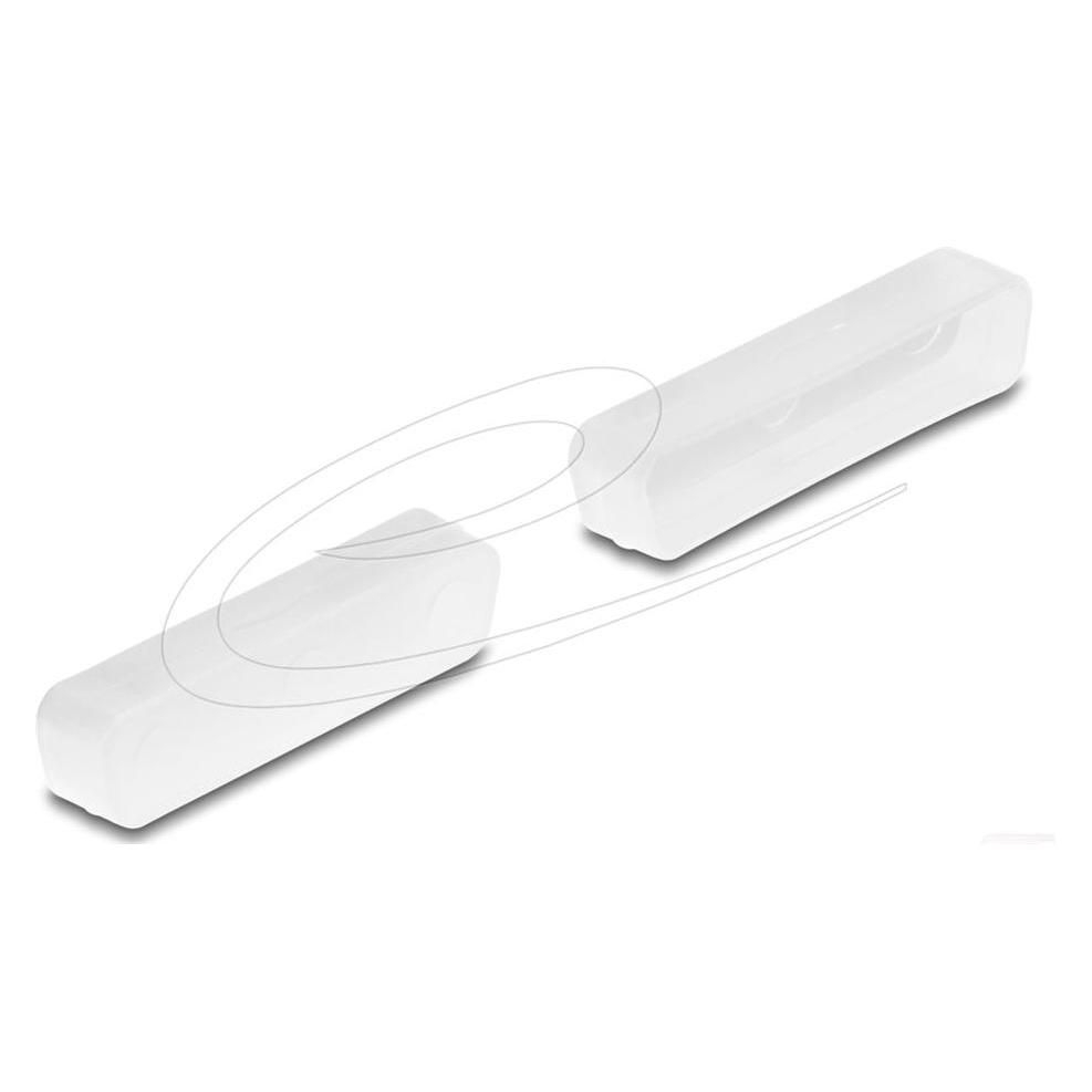 Delock Staubschutz für D-Sub 25 Buchse 2 Stück transparent (67125)
