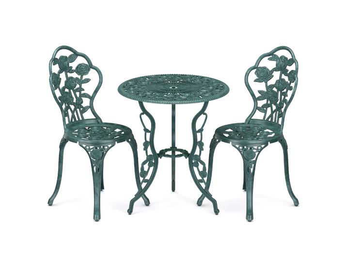 Bistroset CLEMATIS 3-teilig grün