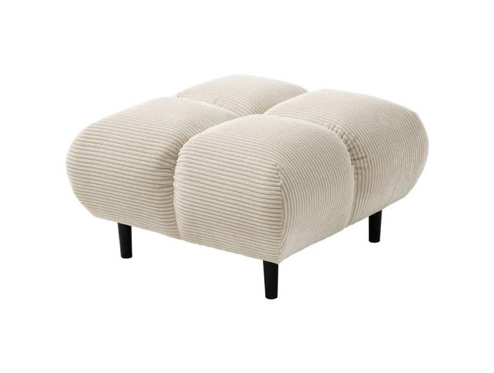Pure Home Lifestyle Hockerbank, Natur, Holz, Buche, 73x41x73 cm, Stoff-/Lederauswahl, Schlafzimmer, Bettbank
