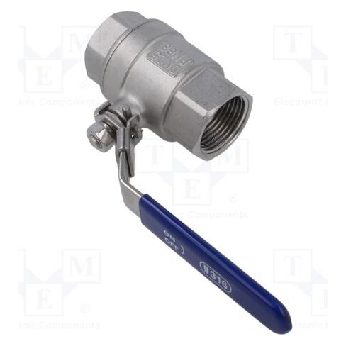 Gebo Kugelhahn max.65bar@<100°C 1.4408 Edelstahl G316 (605-100)