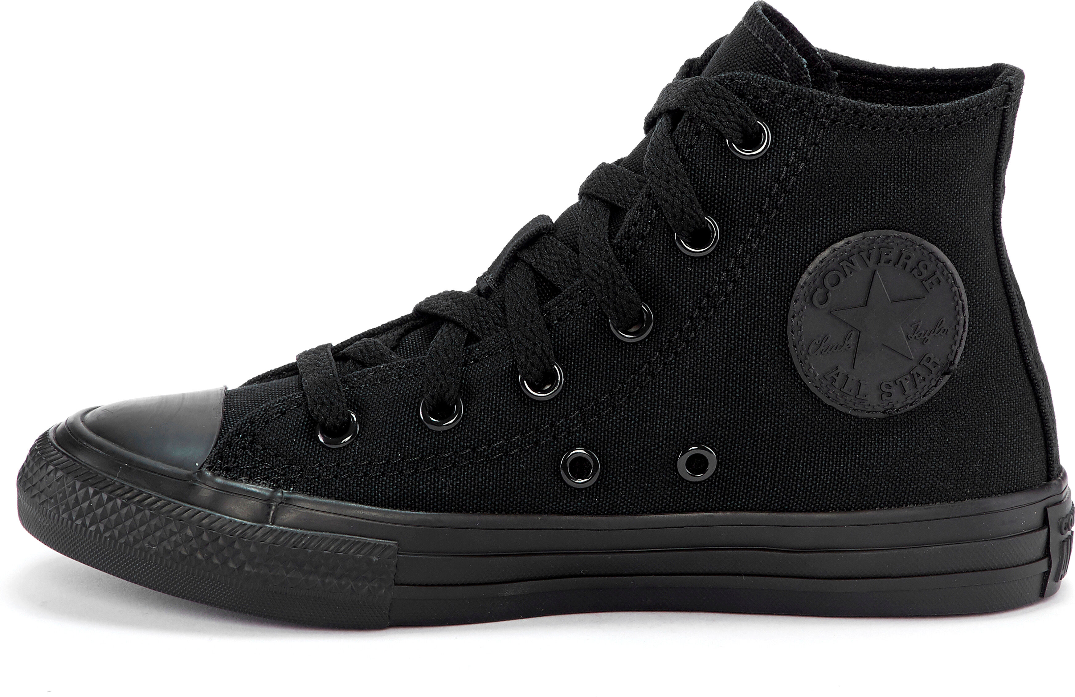 Sneaker CONVERSE "CHUCK TAYLOR ALL STAR CLASSIC", Jungen, Gr. 30, schwarz (schwarz monochrome), Textil, Schuhe Sneaker, für Kinder schwarz monochrome 30