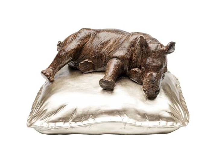 Kare Déco rhinocéros endormi Design Peint à la main\, pour le salon