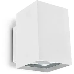 LEDS C4 LED Außenwandleuchte AFRODITA POWER LED, IP55 IK04, Up / Down, UGR <16, schaltbar, 21.6W, 3000K, Weiß LEDS-05-9773-14-37
