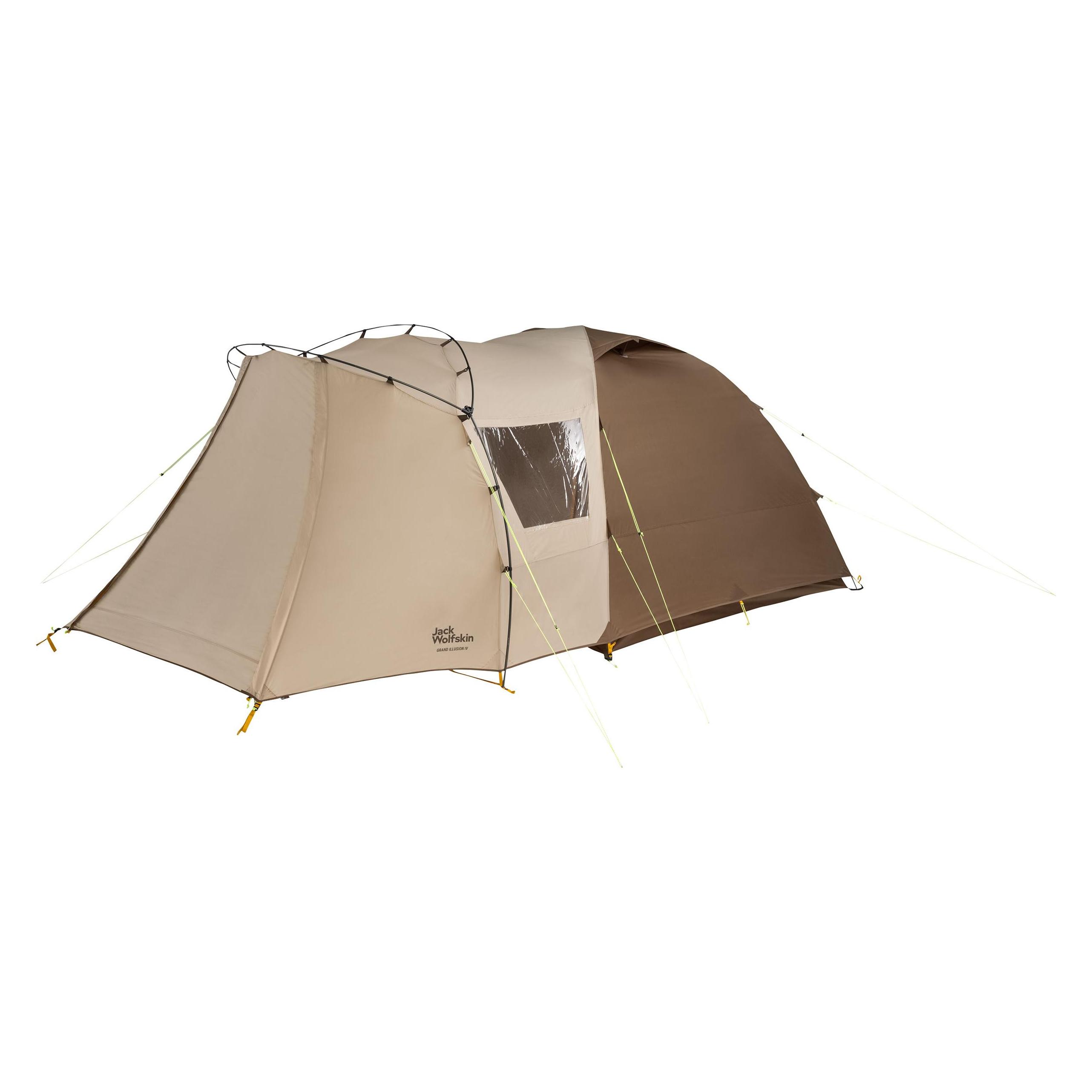 Jack Wolfskin Grand Illusion IV (Kuppelzelt, 6.55 kg, 4 Personen) (3008131_5154_OS)
