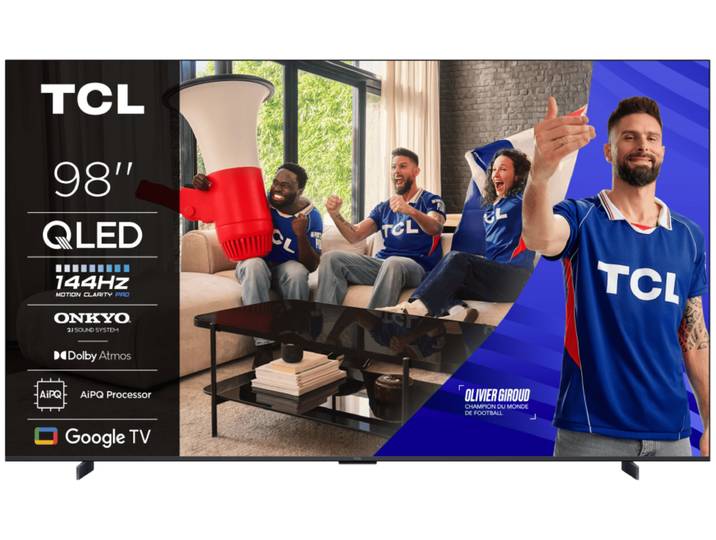 TV QLED 4K 98'' (249 cm) 98P8K TCL