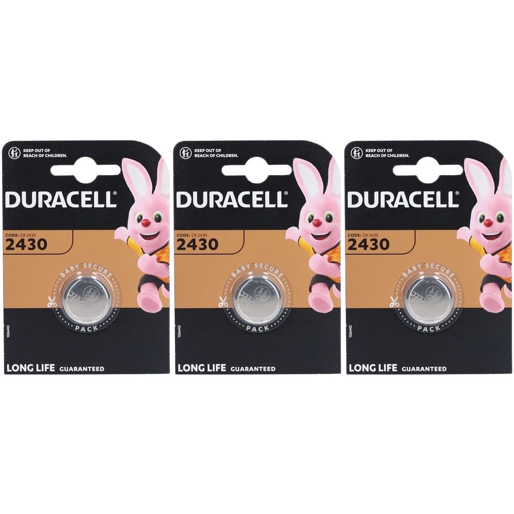 Batterien Lithium CR Dl2430 Duracell 3x 3x1 St