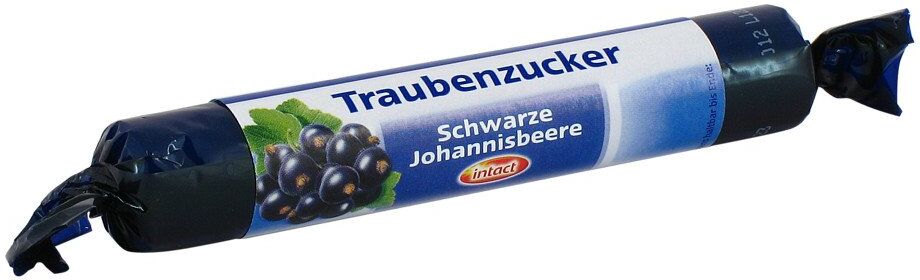 Intact Traubenzucker schwarze Johannisbeere Rolle