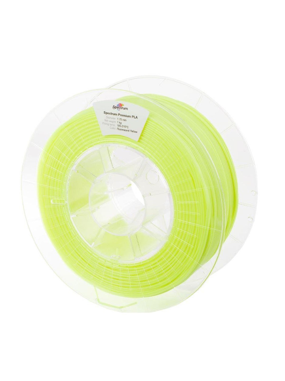 Spectrum 3D Filament / PLA Premium / ? 1.75 mm / Fluorescent Yellow / 1 kg, 1kg