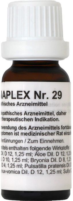Regenaplex GmbH - Homöopathische Komplexmittel REGENAPLEX Nr.29 Tropfen zum Einnehmen 15 ml