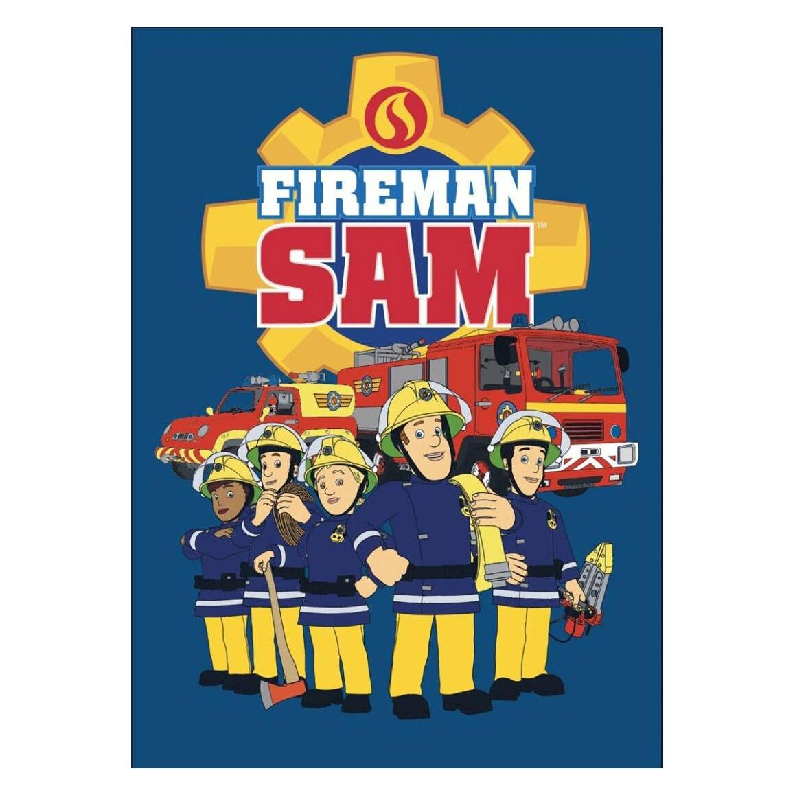 Fleecedecke Feuerwehrmann Sam, 110x140cm (140 x 110 cm) (46220428)